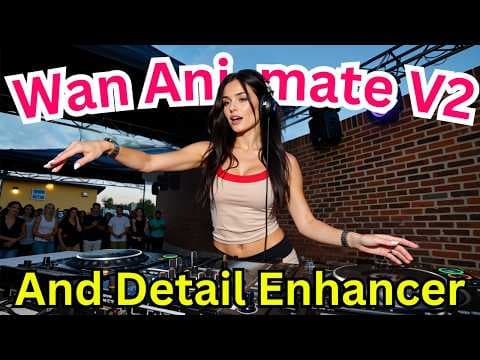 Wan 2.2 Animate V2 Update And Video Detail Enhancer - This Trick Fixes Blurry Hands & Faces